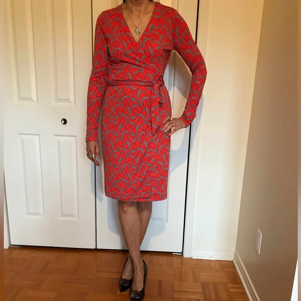 Ann Taylor wrap around dress